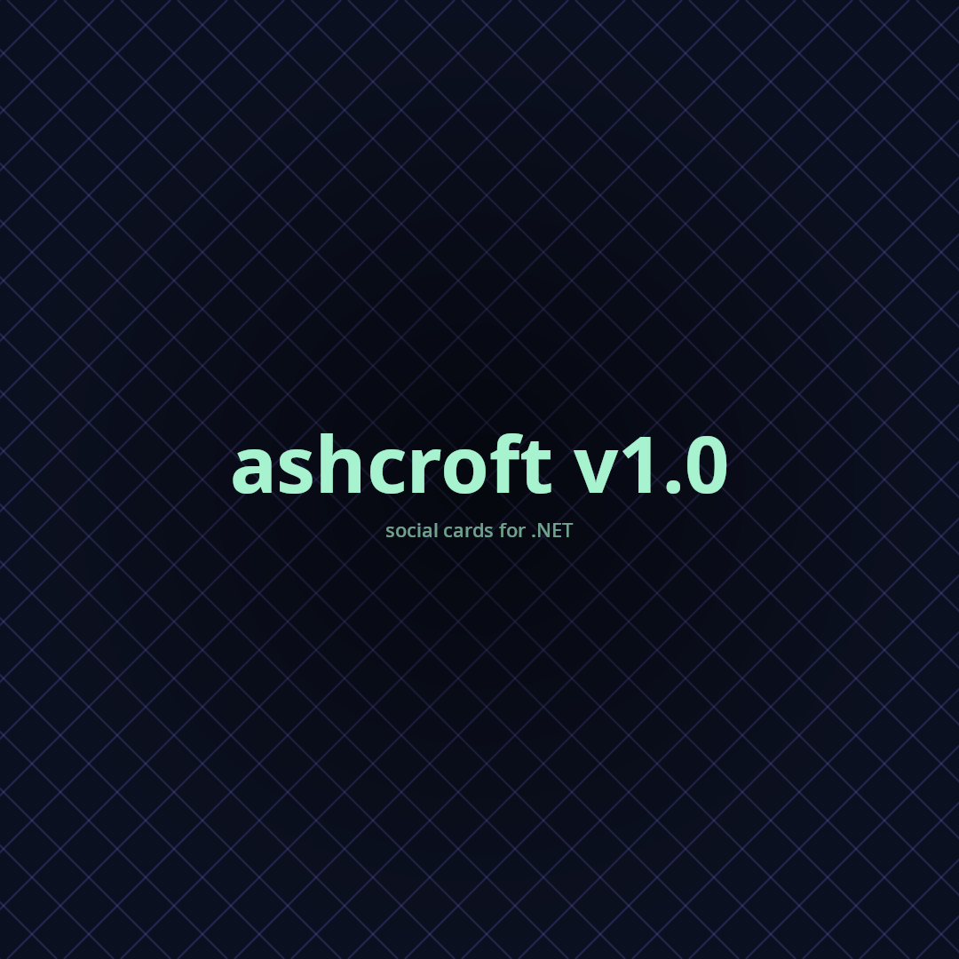 Generative iso-grid background with a centered title