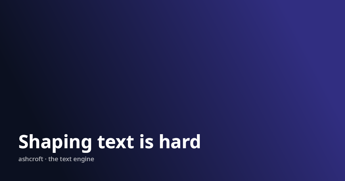 A short title rendered at the full 64px